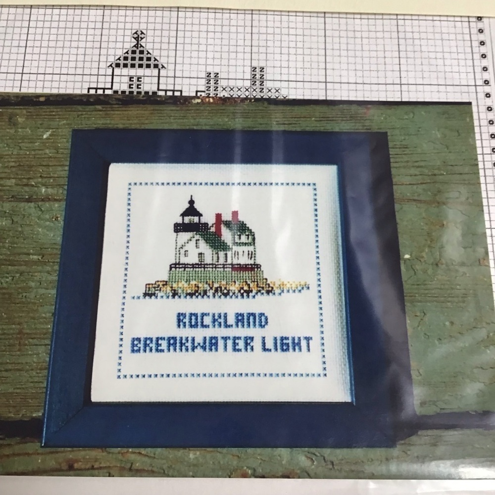 Rockland Breakwater Lighthouse Seguin Designs Counted Cross Stitch PATTERN ONLY